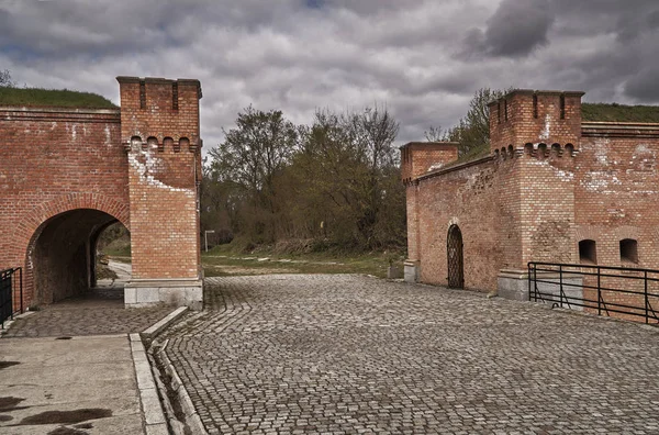 Ruins of the fortification of the Prussian fortress — Stock Photo, Image