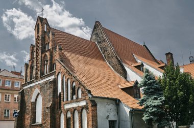 Parça Ortaçağ Gotik churc cephe