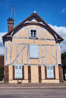 Şampanya geleneksel, tarihi bir evde