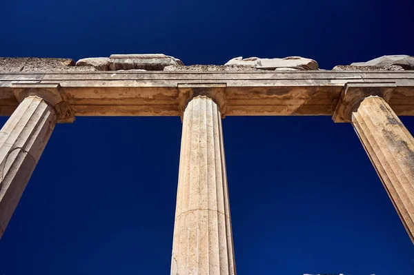 Columnas Ruinas Antiguas Ciudad Kos Grecia — Foto de Stock