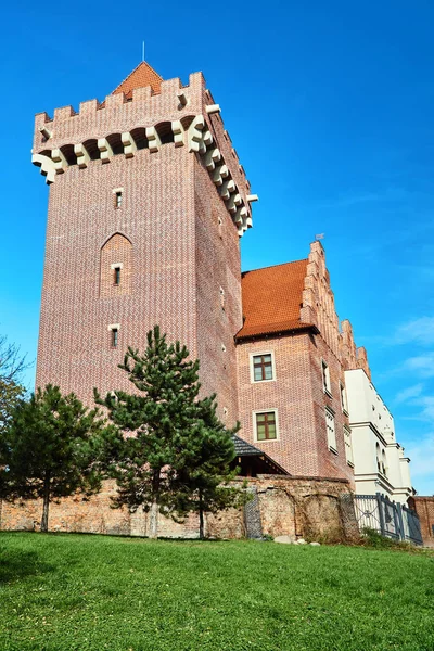 Torre Reconstruida Castillo Real Otoño Poznan — Foto de Stock