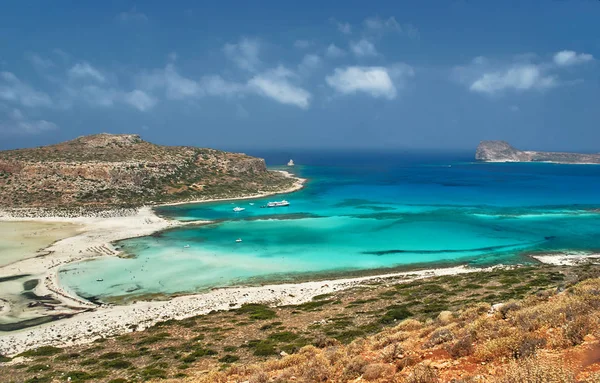 Lagoa Balos Ilha Grega Creta — Fotografia de Stock