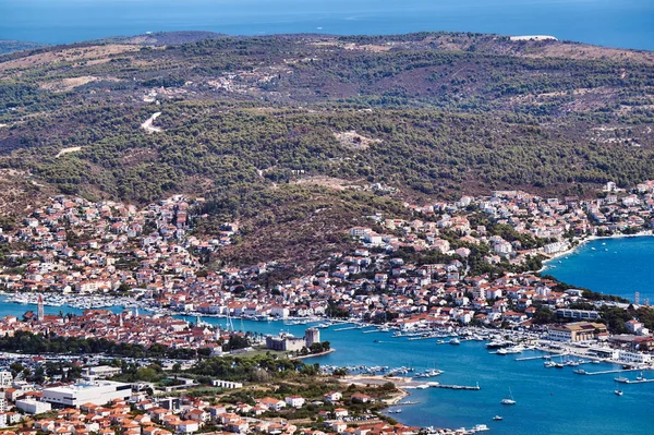 Aerial View Castle City Trogir Croatia — Stock Photo, Image