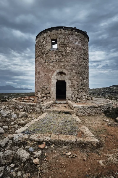 Santuario Piedra Ruinas Molino Griego Tradicional —  Fotos de Stock