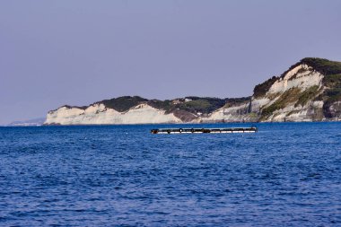 Cliff Korfu Adası Yunanistan