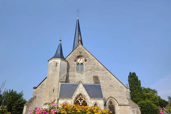 在香槟 法国中世纪教堂 — 图库照片