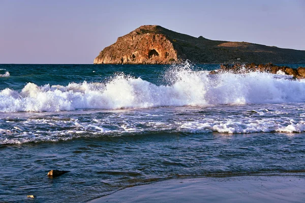 Plage Île Theodore Crète Grèce — Photo