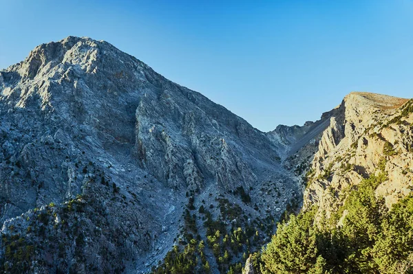 Lefka Ori Rocosa Cosida Las Montañas Blancas Isla Creta — Foto de Stock