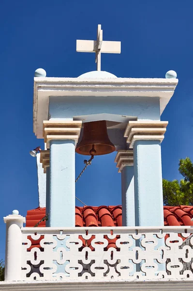 Belfry Orthodox Church Island Rhodes — Stock Photo, Image