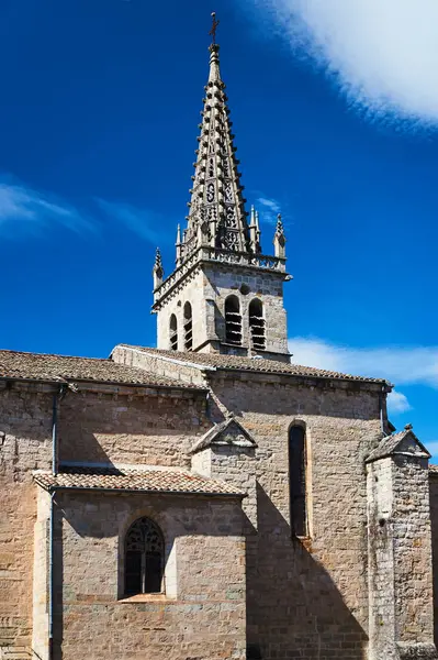 Ortaçağ Kilise Our Lady Largentiere Fransa — Stok fotoğraf