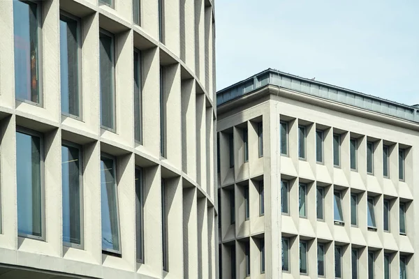 Facades Modernist Office Buildings Poznan — Stock Photo, Image