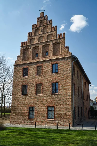 Cephe Poznan Bir Tarihi Gotik Kiralık — Stok fotoğraf