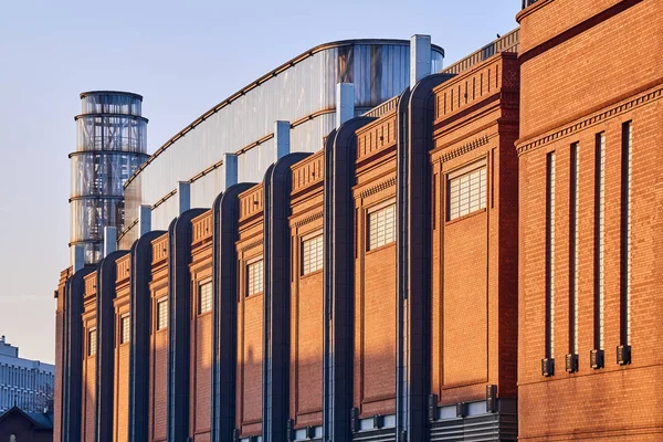 Building Tower Old Brewery Red Brick Poznan — Stock Photo, Image