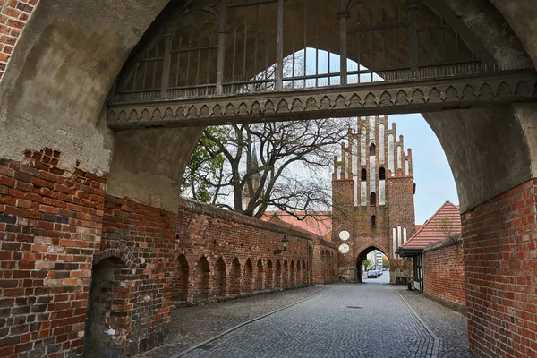 Medieval Fortification City Gate Neuebrandemburg Germany — Stock Photo, Image