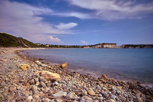 Kameny Skály Pláži Gerakas Ostrově Zakynthos Řecku — Stock fotografie