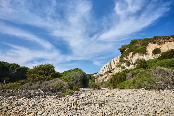 希腊Zakynthos岛海岸的侵蚀岩石形成 — 图库照片