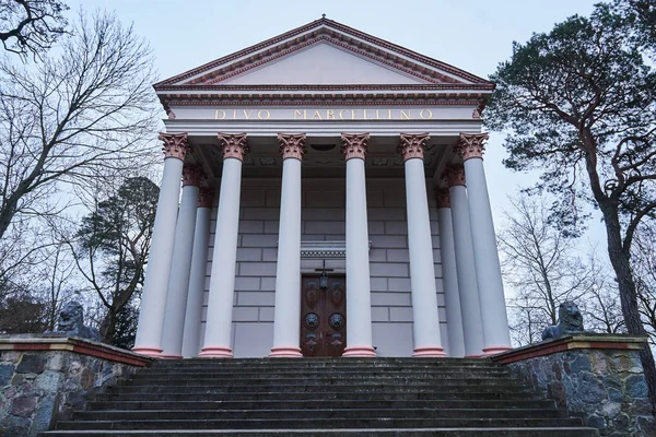 Budova Kostelního Mauzolea Zasvěcená Marcelině Podle Vzoru Římského Chrámu Polském — Stock fotografie