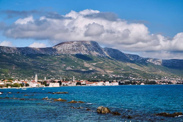 Kastel Містечка Узбережжі Адріатичного Моря Хорватії — стокове фото