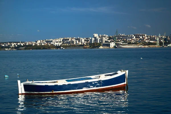 Boat Bay Town Split Croatia — Stock Photo, Image