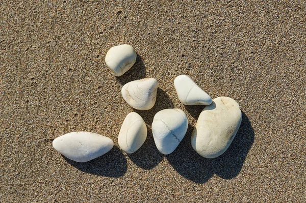 Pebbles Praia Ilha Grega Corfu — Fotografia de Stock