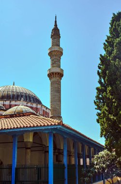 Yunanistan 'ın Rodos kentinde minareli Türk tarihi camisi