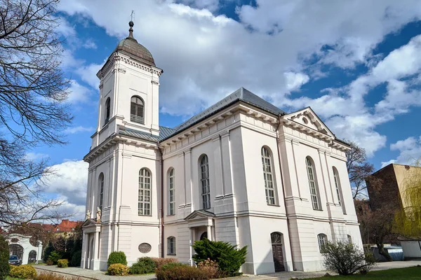 Historyczny Były Kościół Ewangelicki Obecnie Rzymskokatolicki Poznaniu — Zdjęcie stockowe