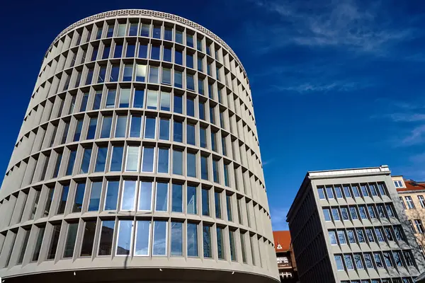 Edifício Histórico Modernista Forma Cilindro Poznan — Fotografia de Stock