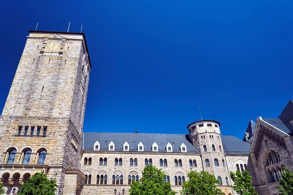 Historic tower of Stone Imperial castle in Poznan