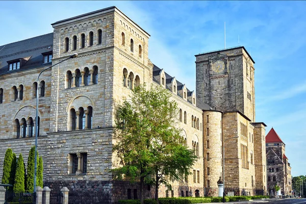 Stone Imperial Castle Towers Poznan — Stock Photo, Image