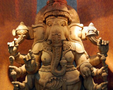 Ganesha Statue Lord of Success clipart