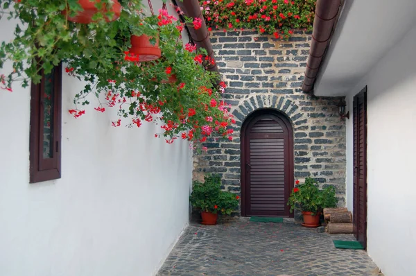 Hermosa fachada del edificio — Foto de Stock