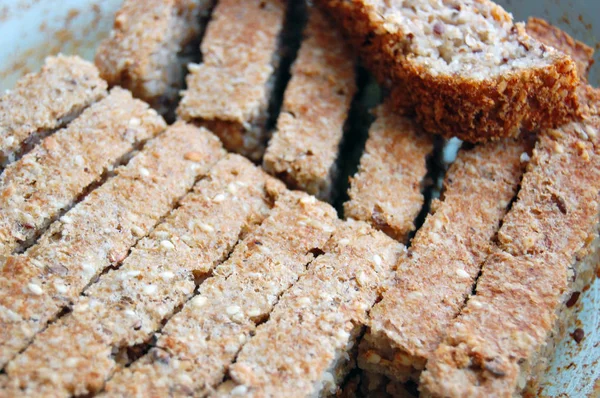 Fresh sliced wheat bread — Stock Photo, Image