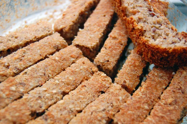 Fresh sliced wheat bread — Stock Photo, Image