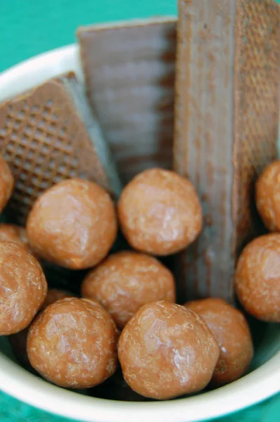 Assorted Chocolade wafels — Stockfoto