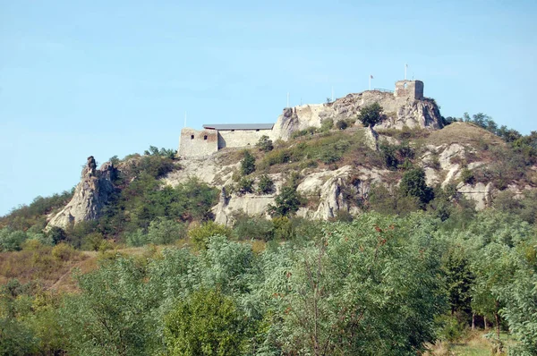 Vista Cênica Sobre Ruínas Castelo Antigo — Fotografia de Stock
