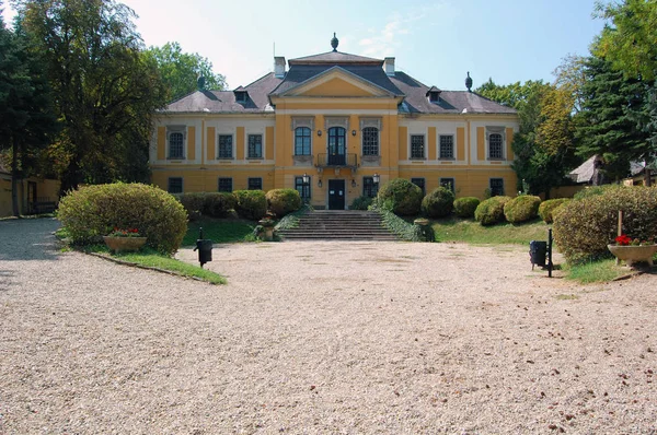 Noszvaj Hungary Motte Mansion Built Baroque Style Commissioned Baron Samuel — Stock Photo, Image