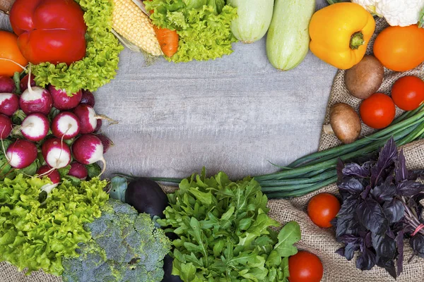 Fondo de verduras frescas — Foto de Stock