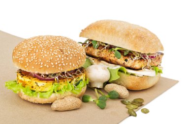 Sağlıklı gıda vejetaryen Burger