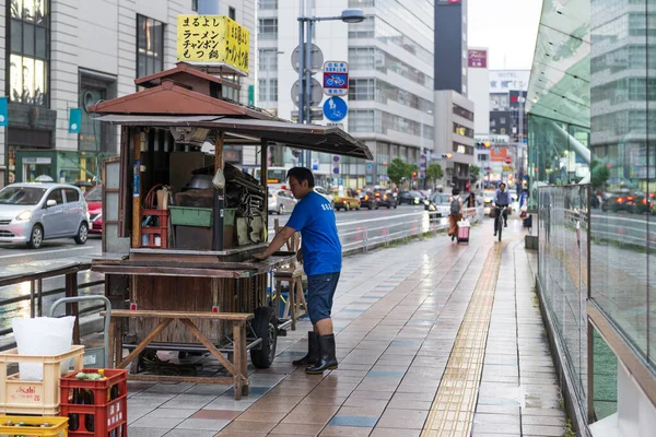 Puesto de comida callejera en Japón — Foto de Stock