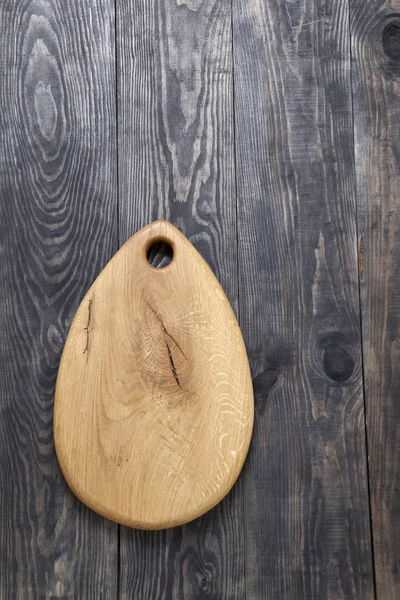 Vágódeszka, fából készült felületre — Stock Fotó