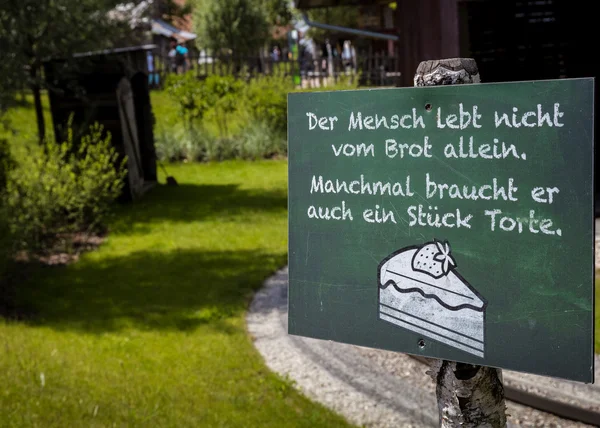 Liten tysk visdom på en gård — Stockfoto