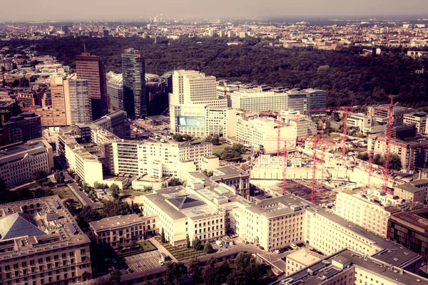 Centrum Berlína z ptačí perspektivy — Stock fotografie