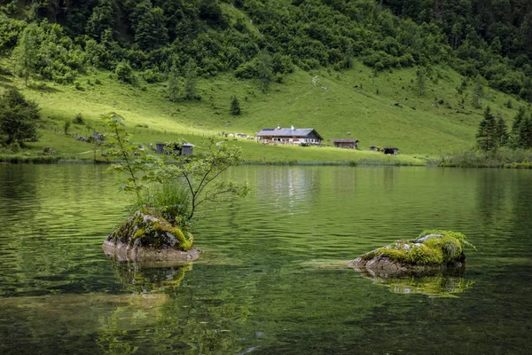 Der obersee im berchtesgadener land — Stockfoto