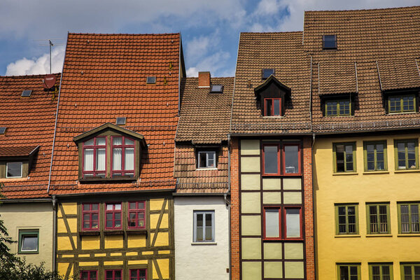 Historic timber-frame houses in Erfurt