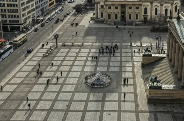 Berlin Gendarmenmarkt Berlin Gendarmenmarkt tepesinden fotoğrafı