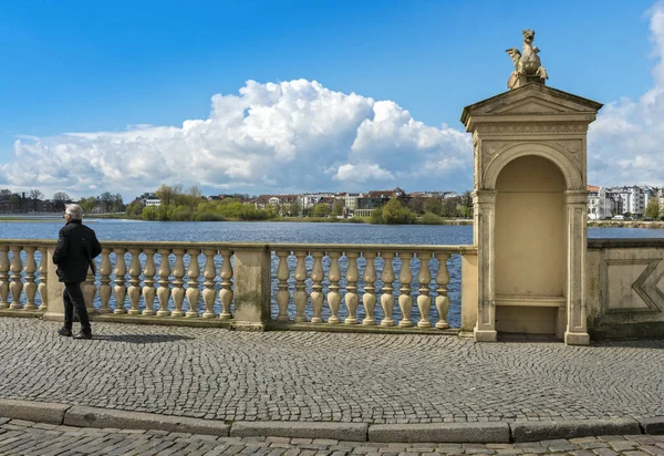 Nel castello Giardino del castello Schwerin nel Meclemburgo Pomerania Anteriore — Foto Stock