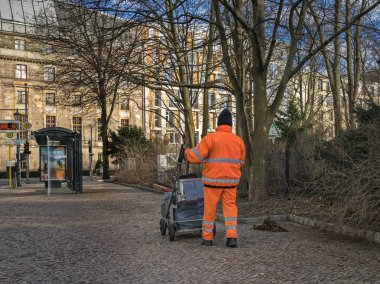Berlin şehir temizlik işçileri  
