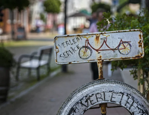 Verleihstation für Fahrräder — Stockfoto