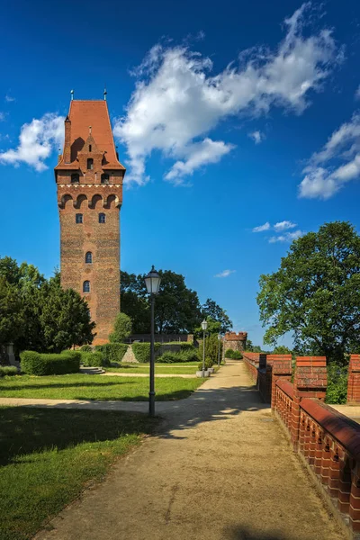 Capítulo Torre do castelo em Tangermuende — Fotografia de Stock