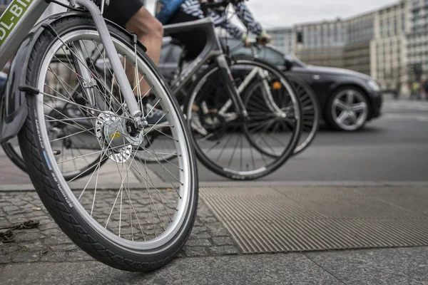 Bicycles in Berlin's road traffic — Stock Photo, Image